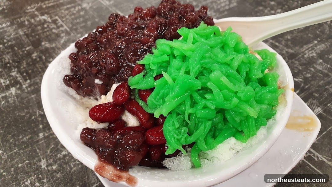 Red Bean and Chendol Dessert