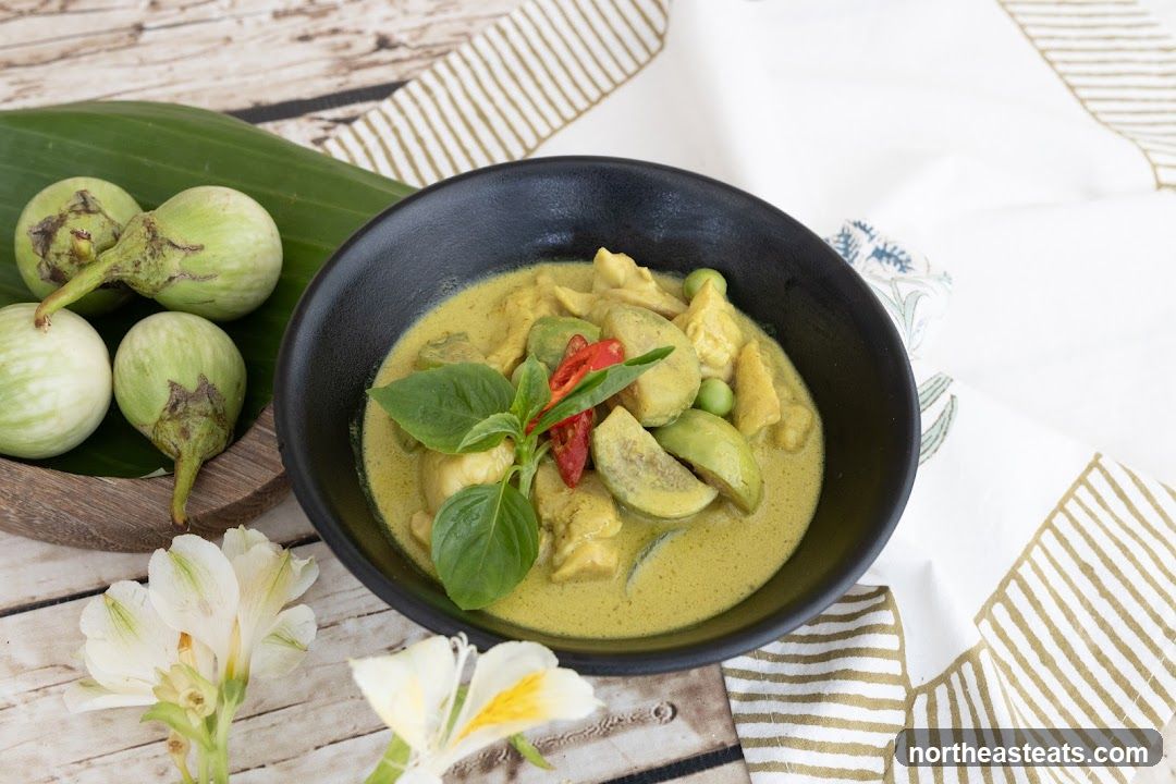 Green Curry with Eggplant