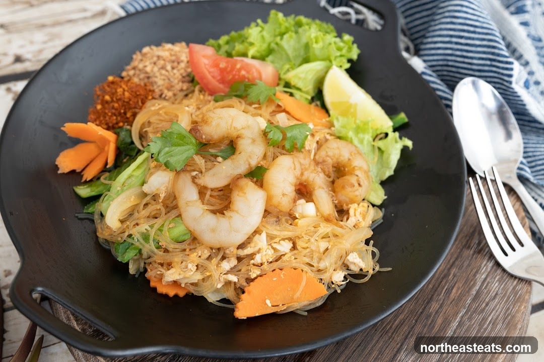 Shrimp and Glass Noodle Stir-fry