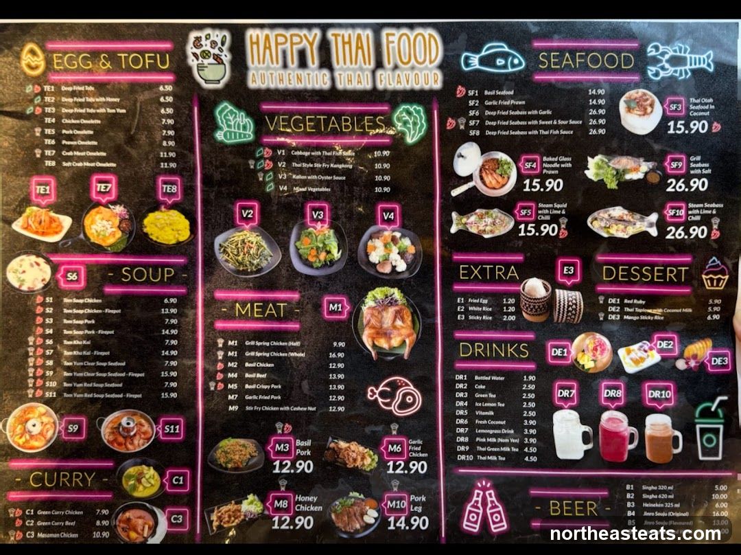 Happy Thai Food Authentic Thai Flavour