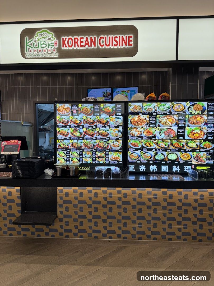 Kubis Korean Cuisine Menu