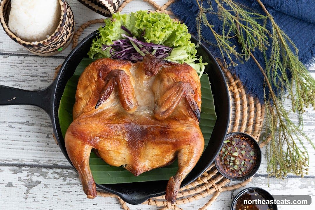 Roasted Chicken with Sticky Rice