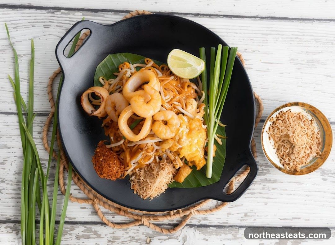 Pad Thai with Seafood