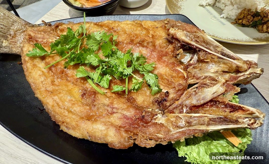 Fried Fish with Garnish