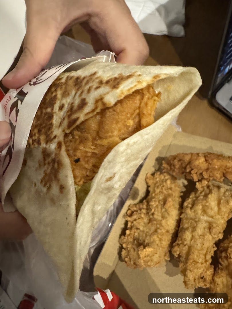 Fried Chicken Wrap and Tenders