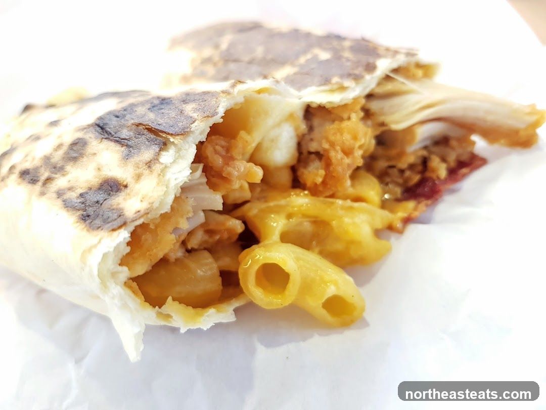 Mac and Cheese Burrito