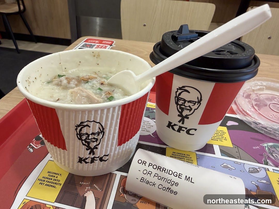 KFC Porridge and Coffee