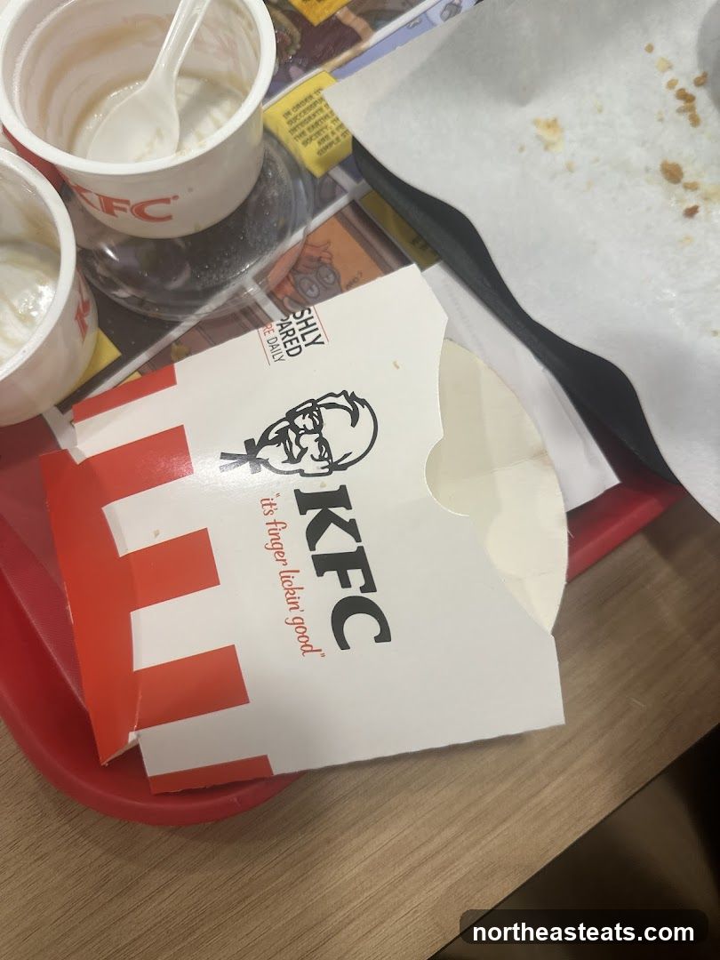 KFC food packaging