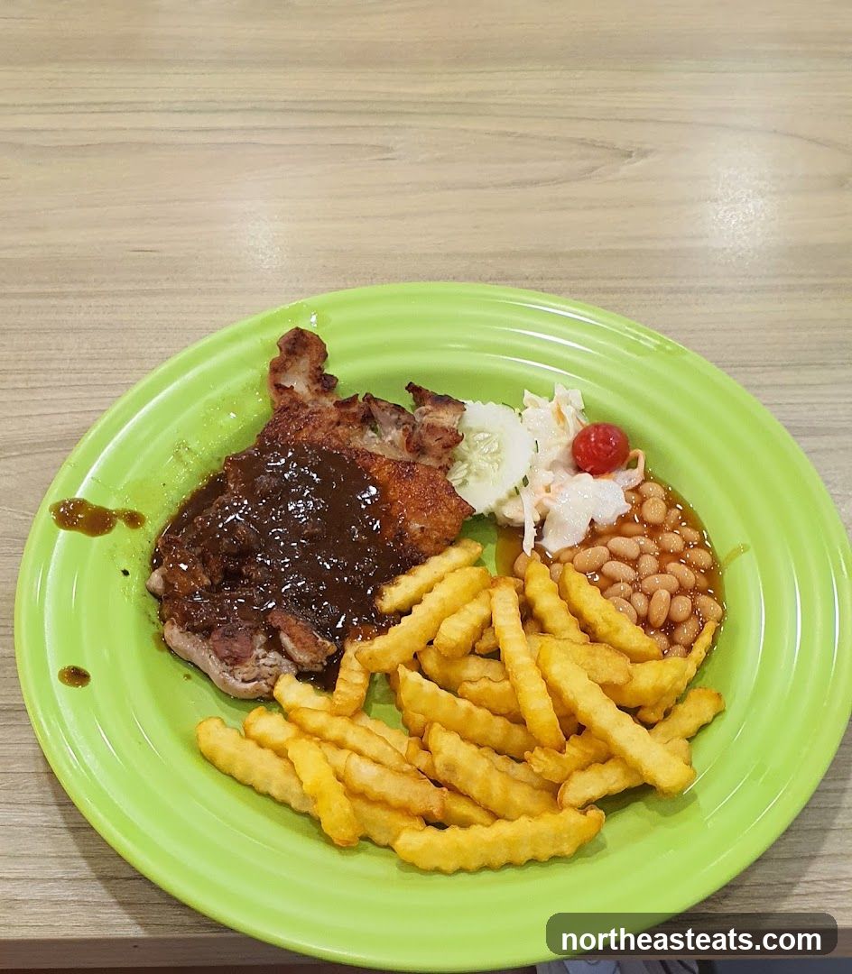 Chicken Chop with Fries
