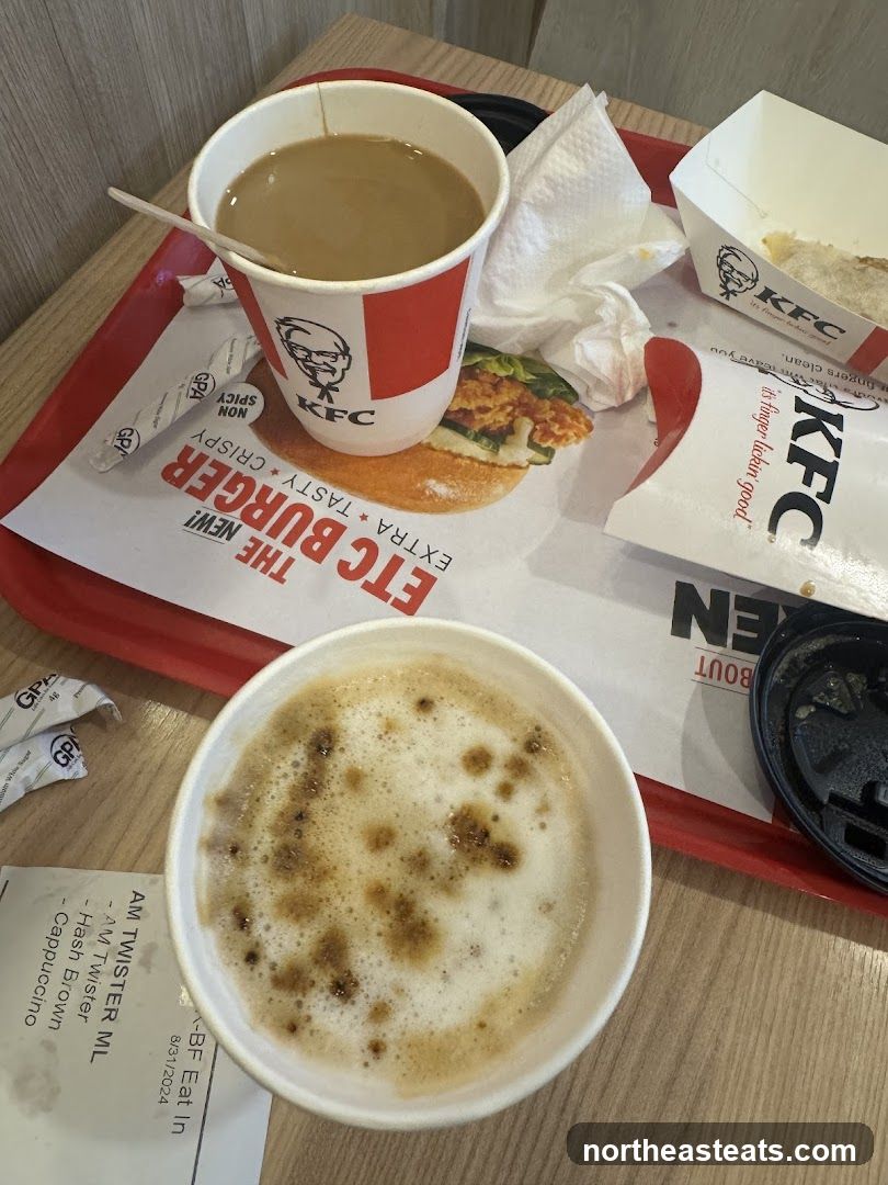 KFC Meal with Coffee