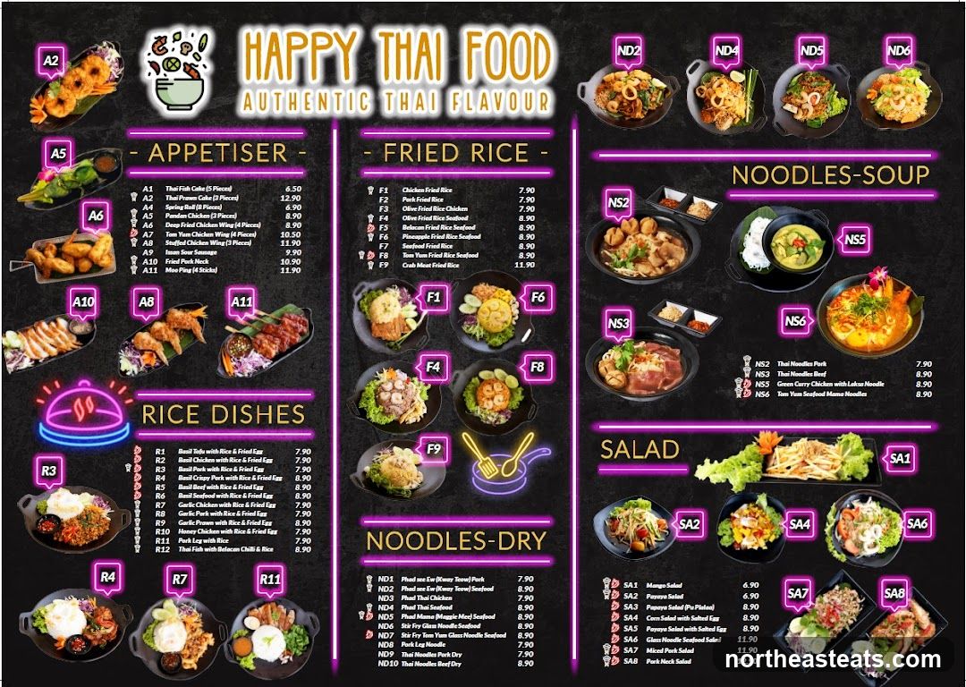 Happy Thai Food - Authentic Thai Flavour