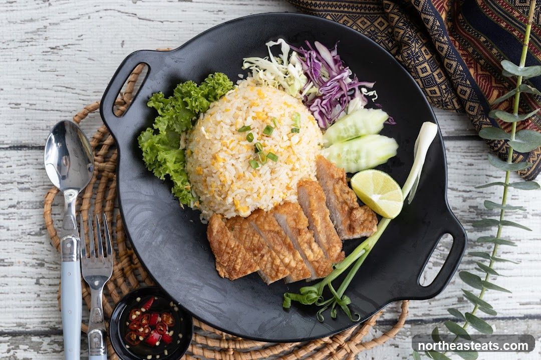 Fried Rice with Sliced Pork
