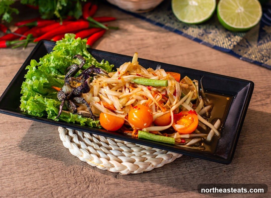Papaya Salad with Crab