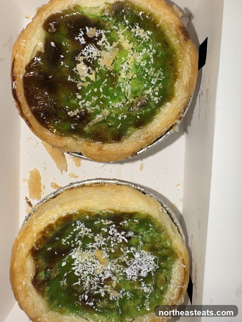 Two Pandan Tarts