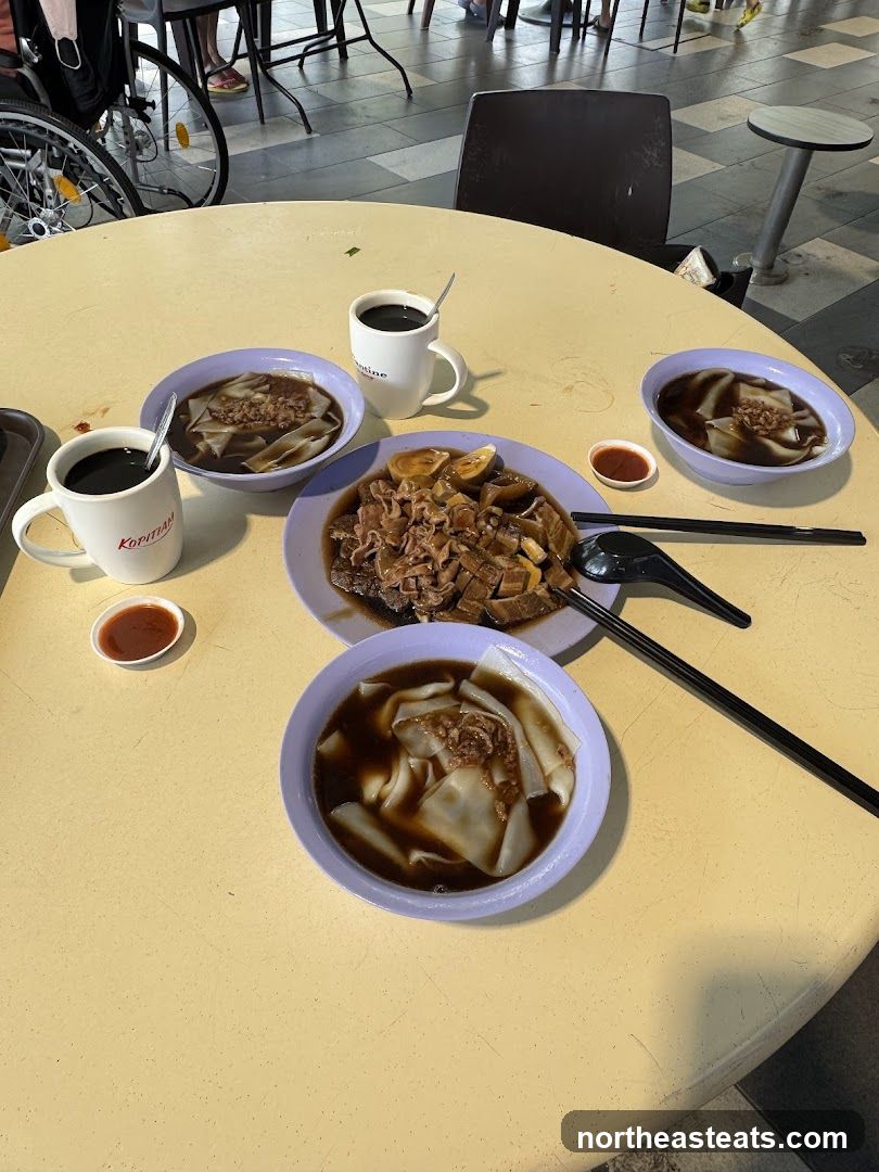 Food and Drinks on a Table