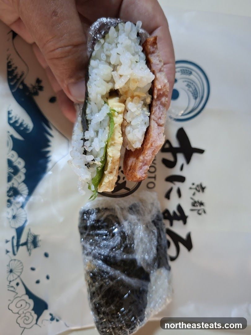 Onigiri with Spam and Egg