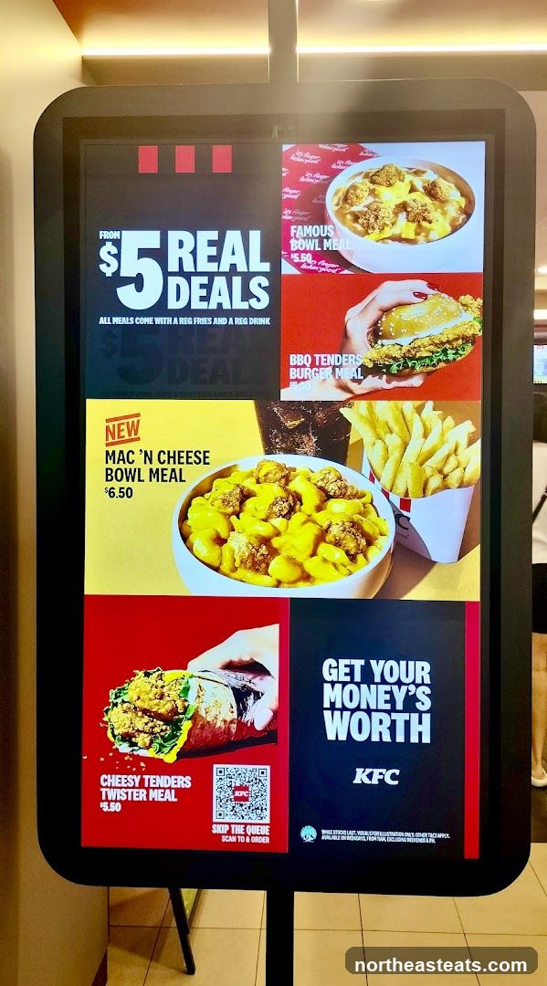 KFC Menu
