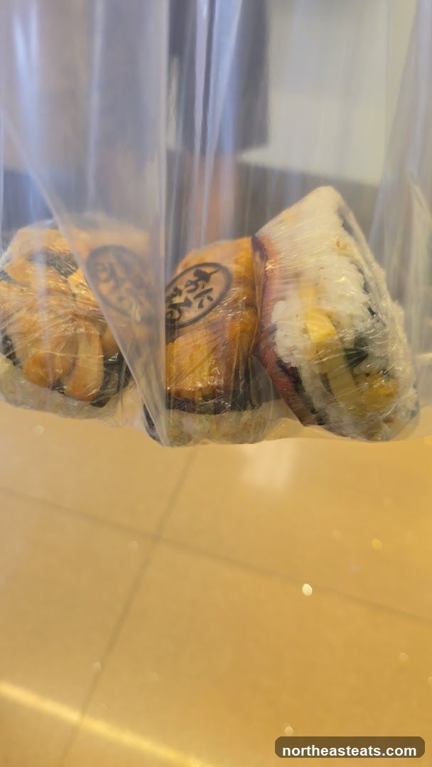 Onigiri in Plastic Bag