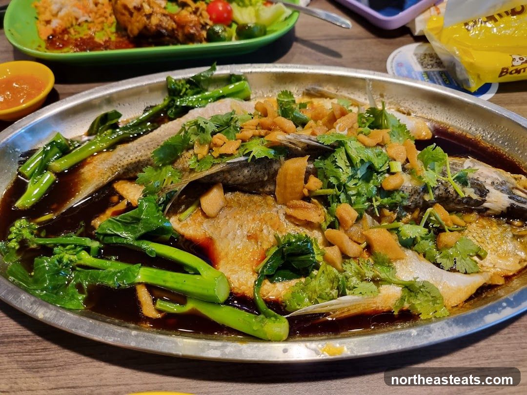 Steamed Fish with Vegetables