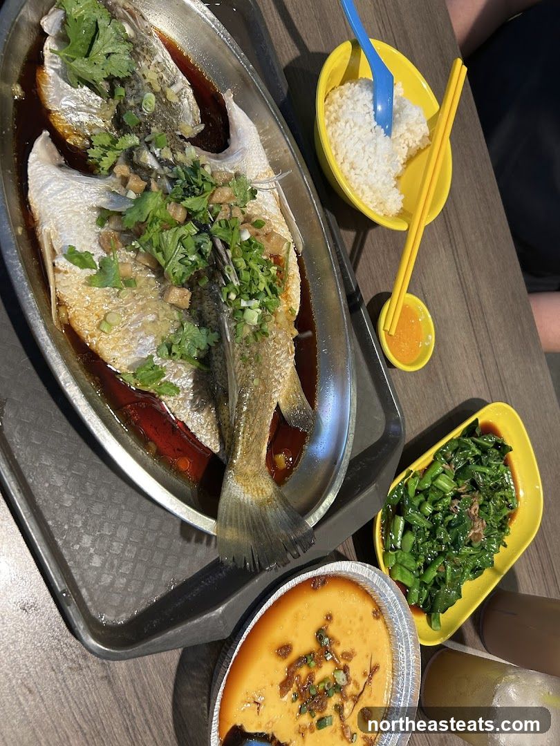 Steamed Fish Meal