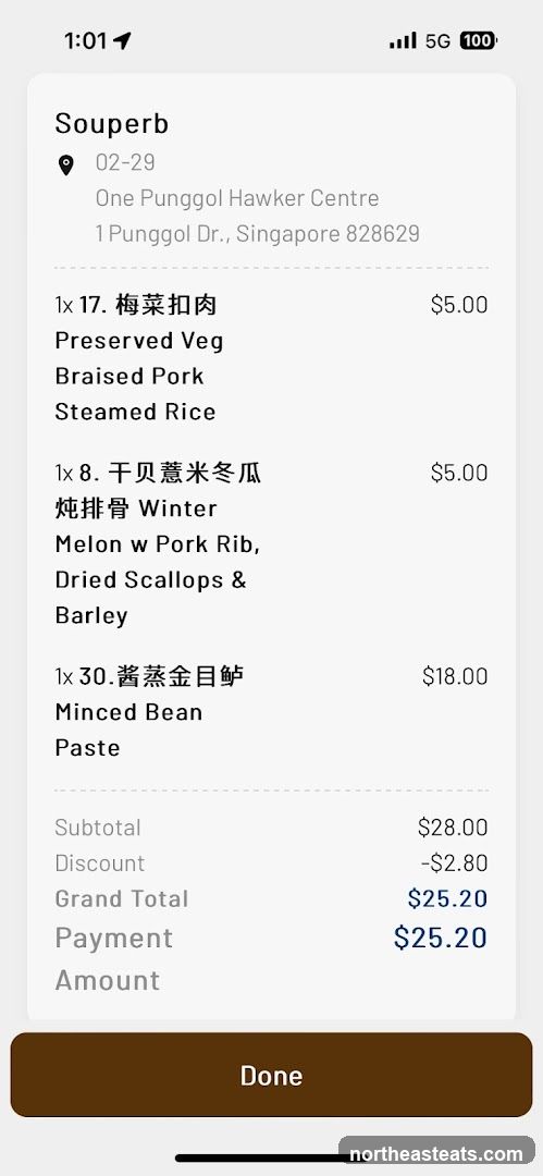 Souperb Menu