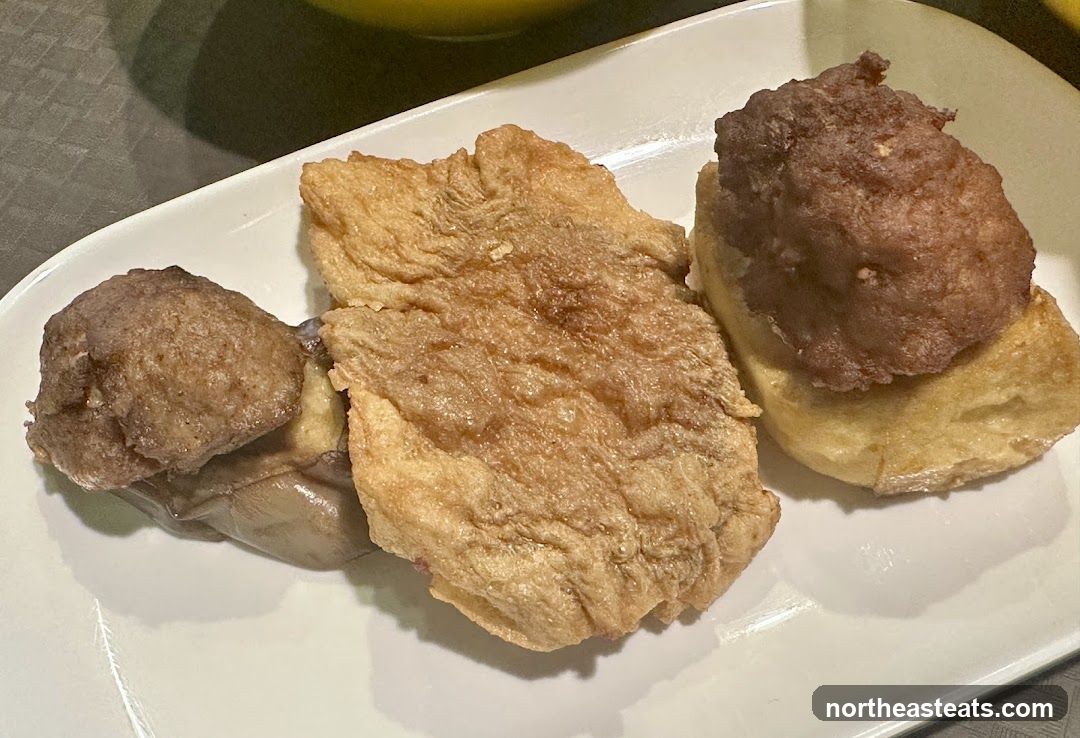 Fried Tofu and Meatballs