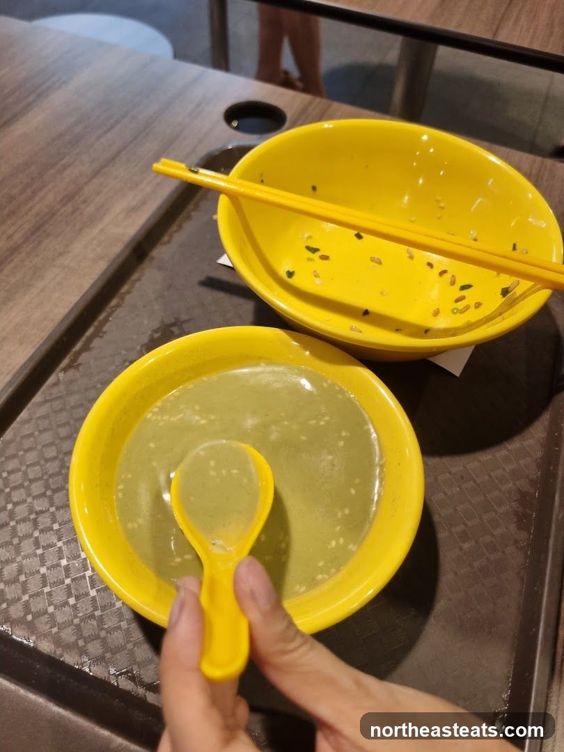 Green Soup and Empty Bowl