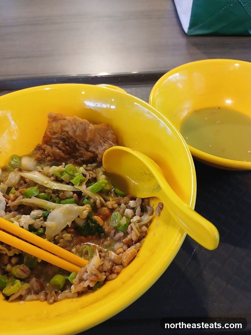 Rice dish with meat and vegetables