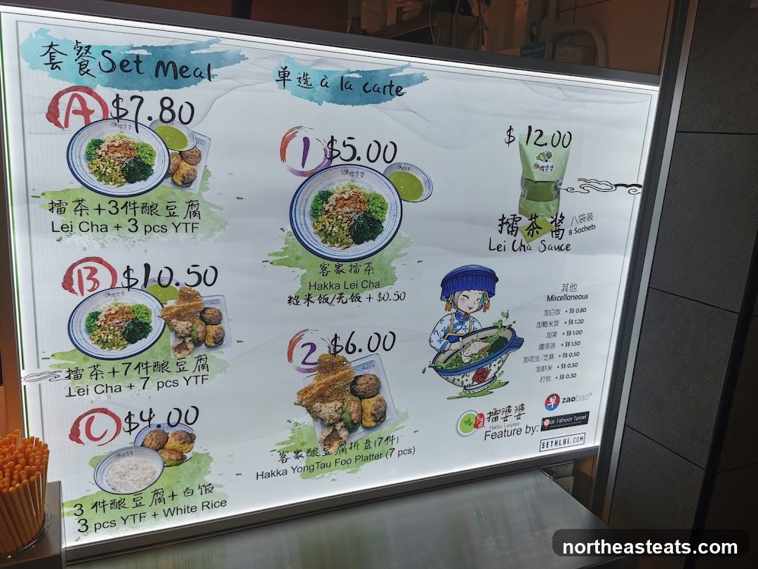 Set Meal Menu