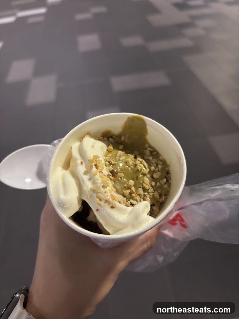 Ice Cream Cup with Toppings