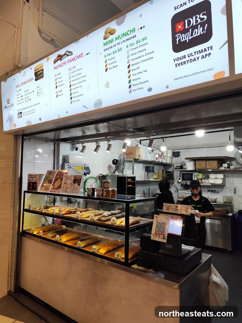 Munchi Pancakes and Mini Munchi Menu