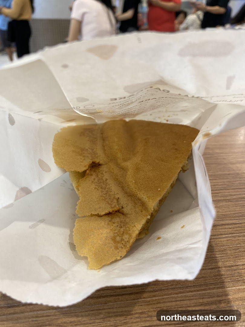 Pancake in paper bag