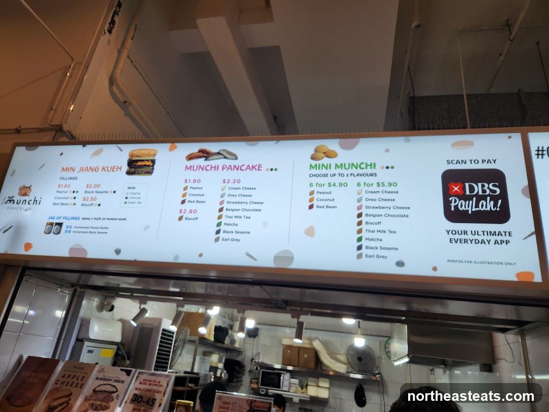 Munchi Pancakes Menu