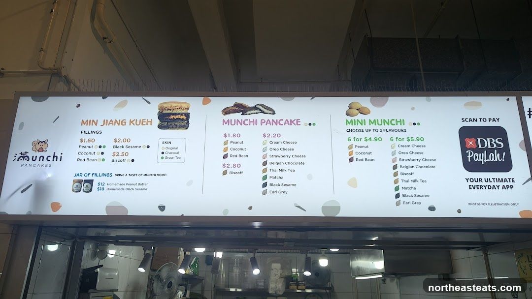 Munchi Pancakes Menu