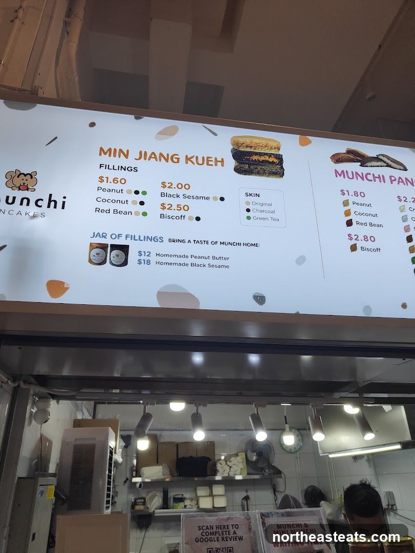 Min Jiang Kueh & Munchi Pancakes Menu