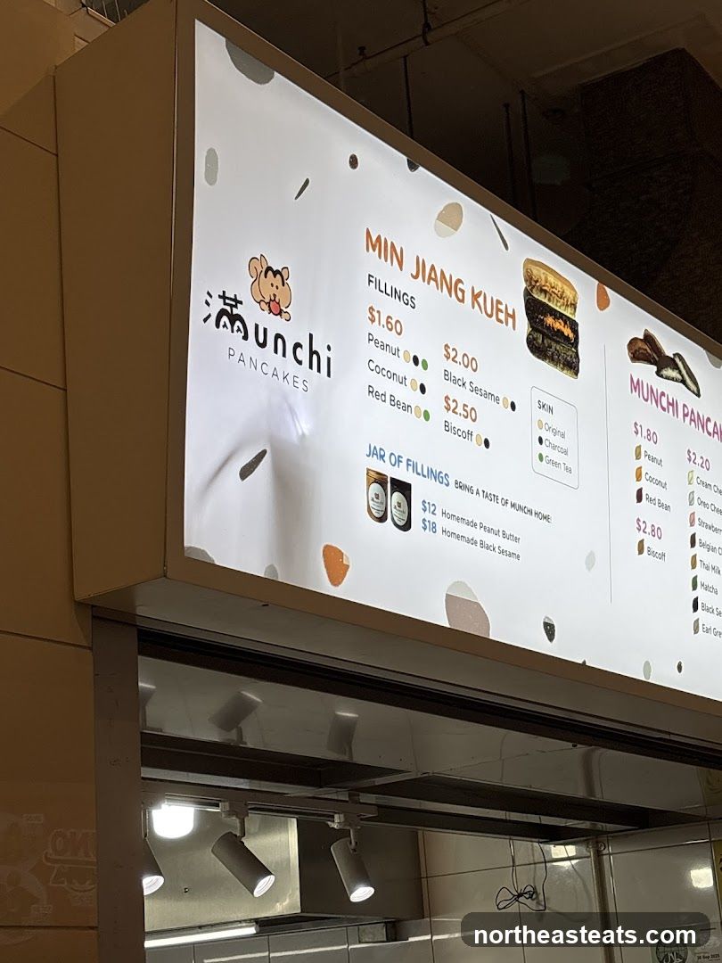 Munchi Pancakes Menu