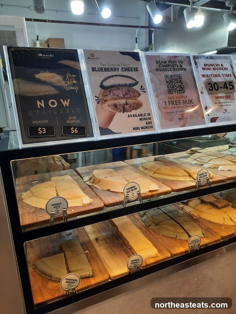 Munchi Pancakes Display
