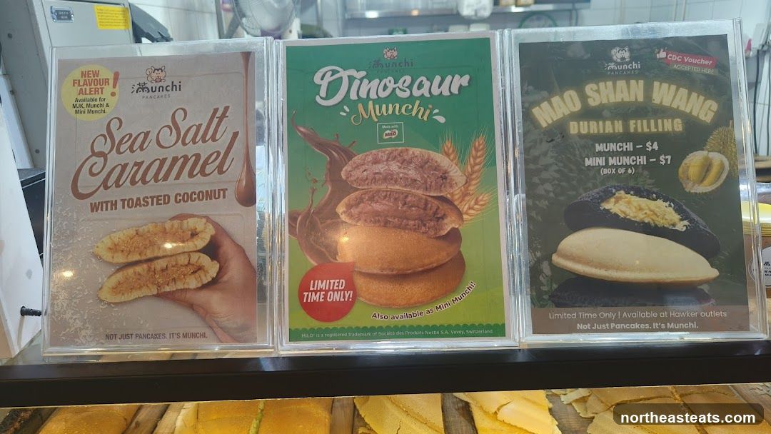 Munchi Pancakes Menu
