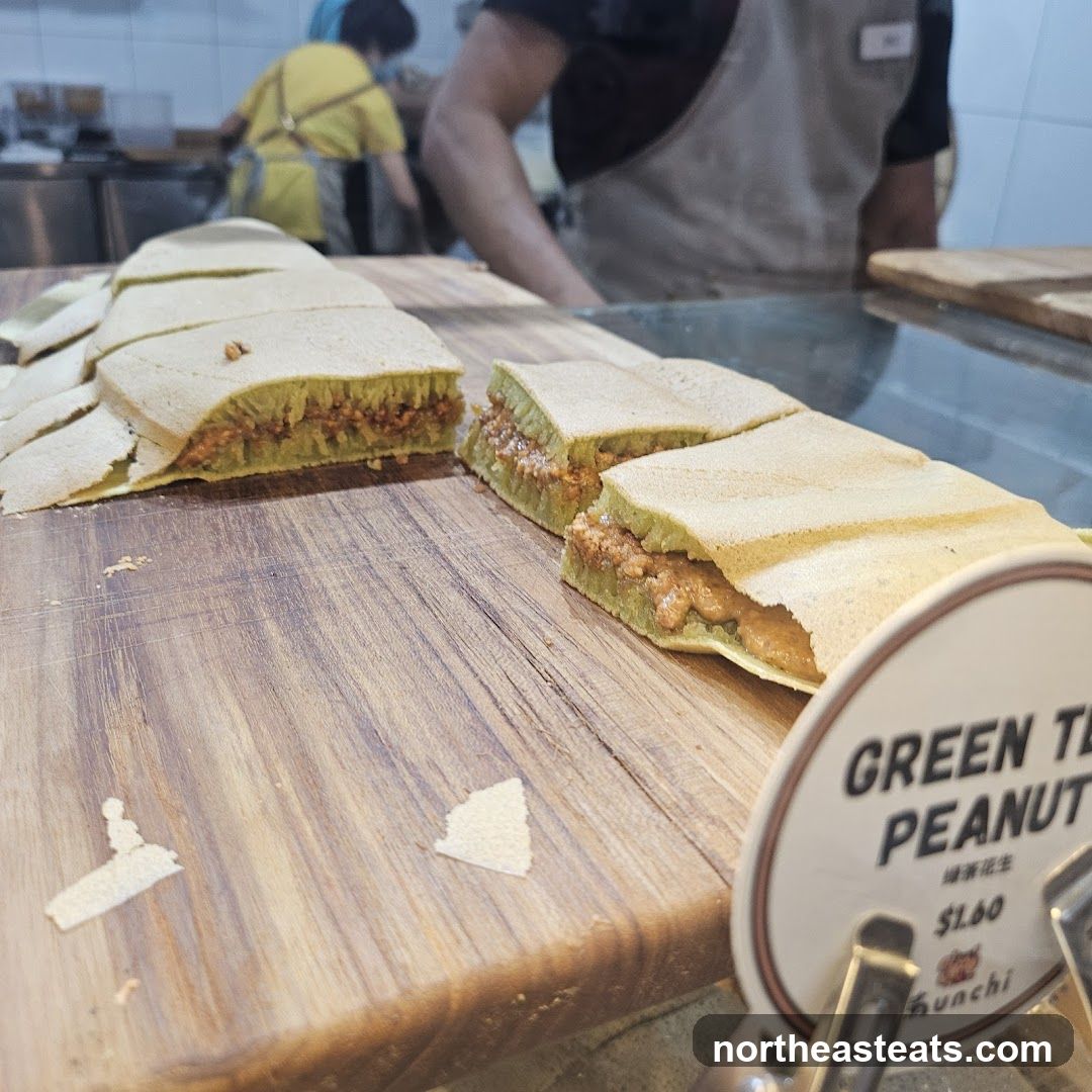 Green Tea Peanut Pancake