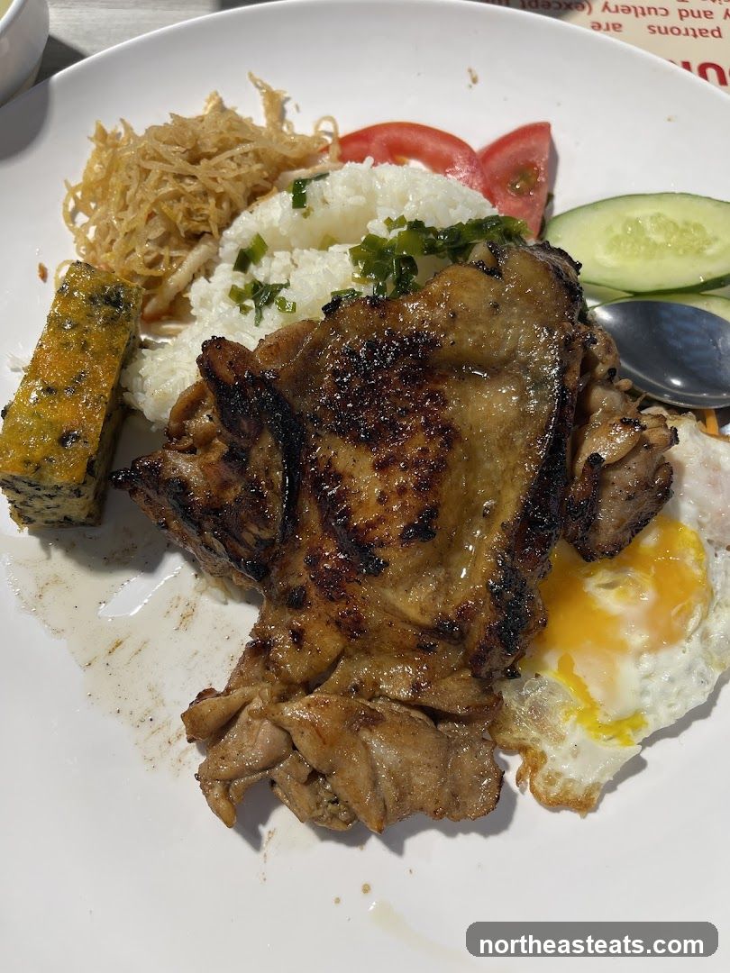 Grilled Chicken Rice Plate