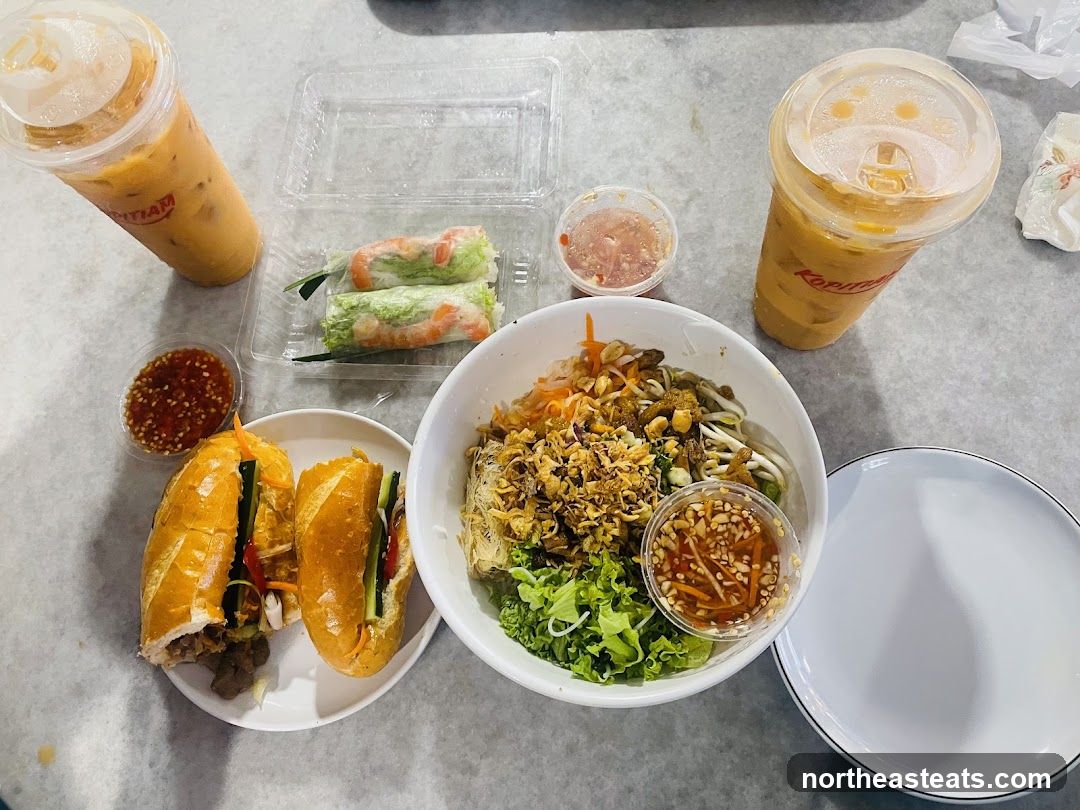 Vietnamese Food Spread