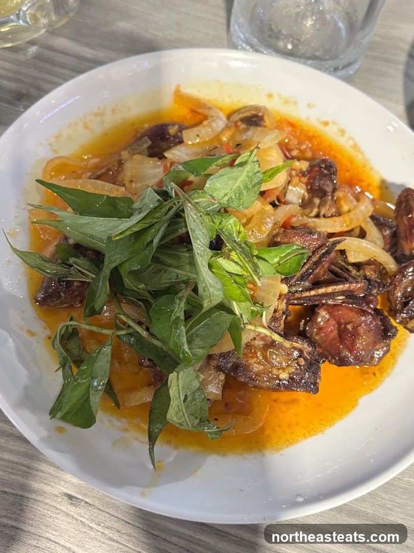 Spicy Stir-Fried Dish with Herbs