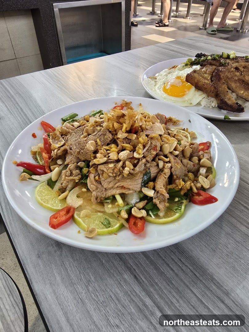 Dishes on a table