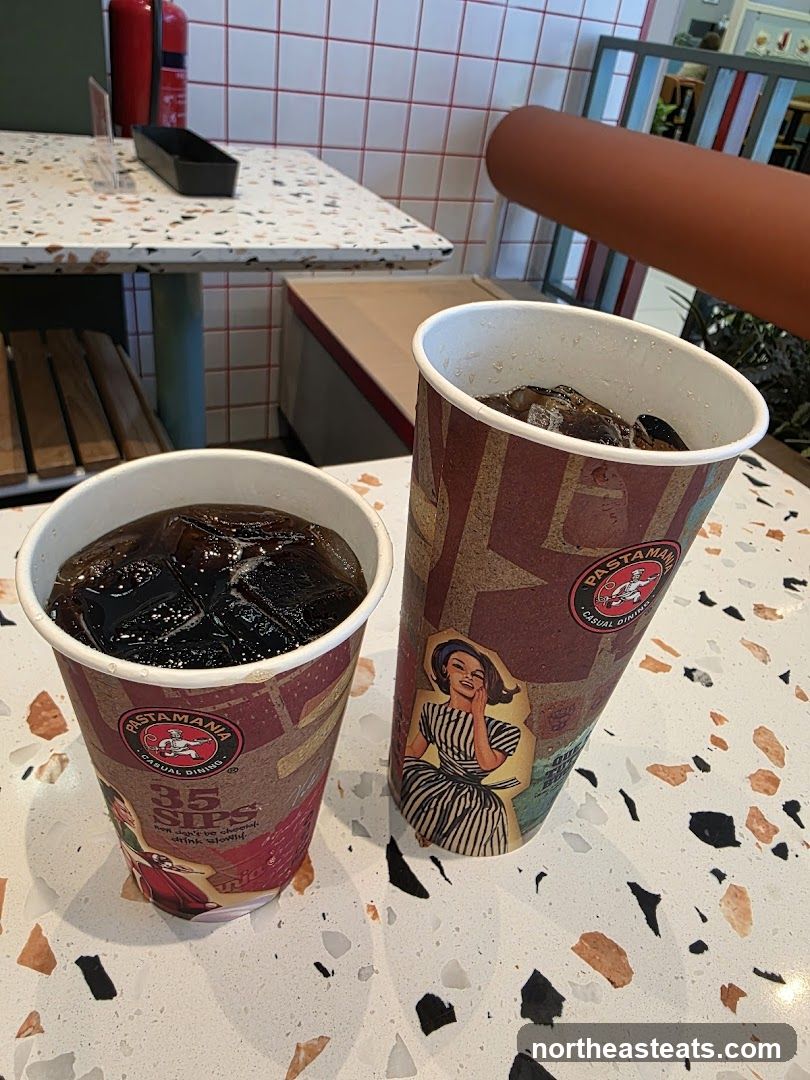 Two drinks with ice