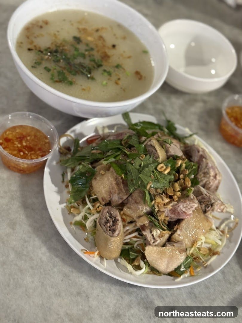 Duck Salad and Soup