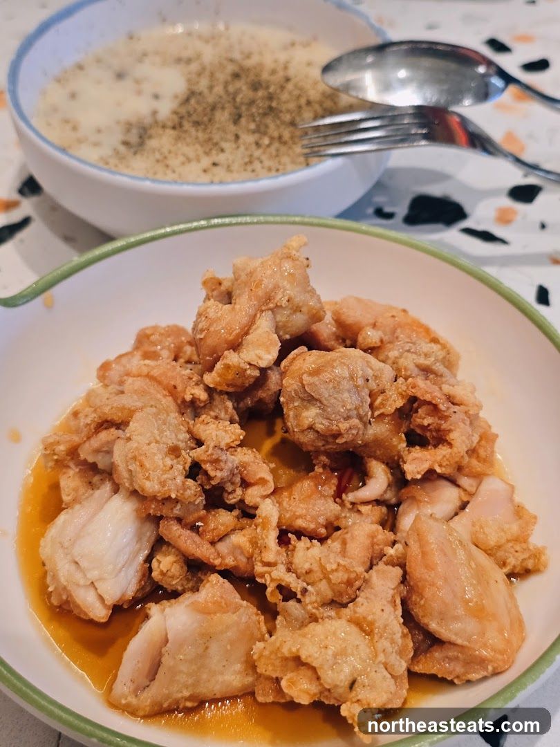 Fried Chicken and Soup