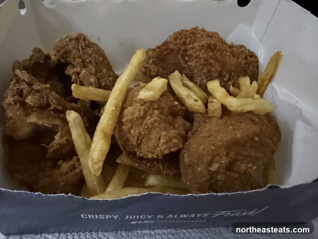 Fried Chicken and Fries