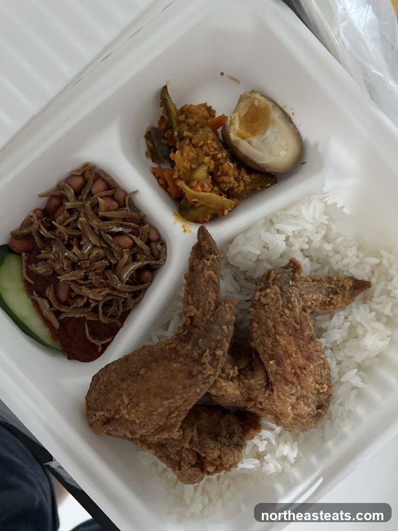 Fried Chicken Wings Meal