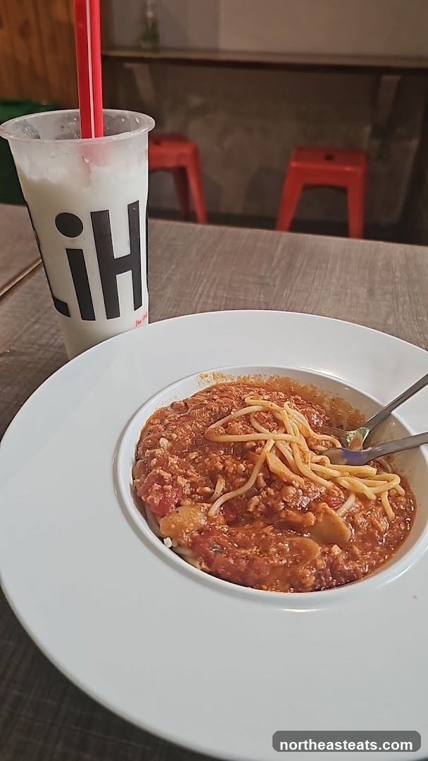 Spaghetti and Drink