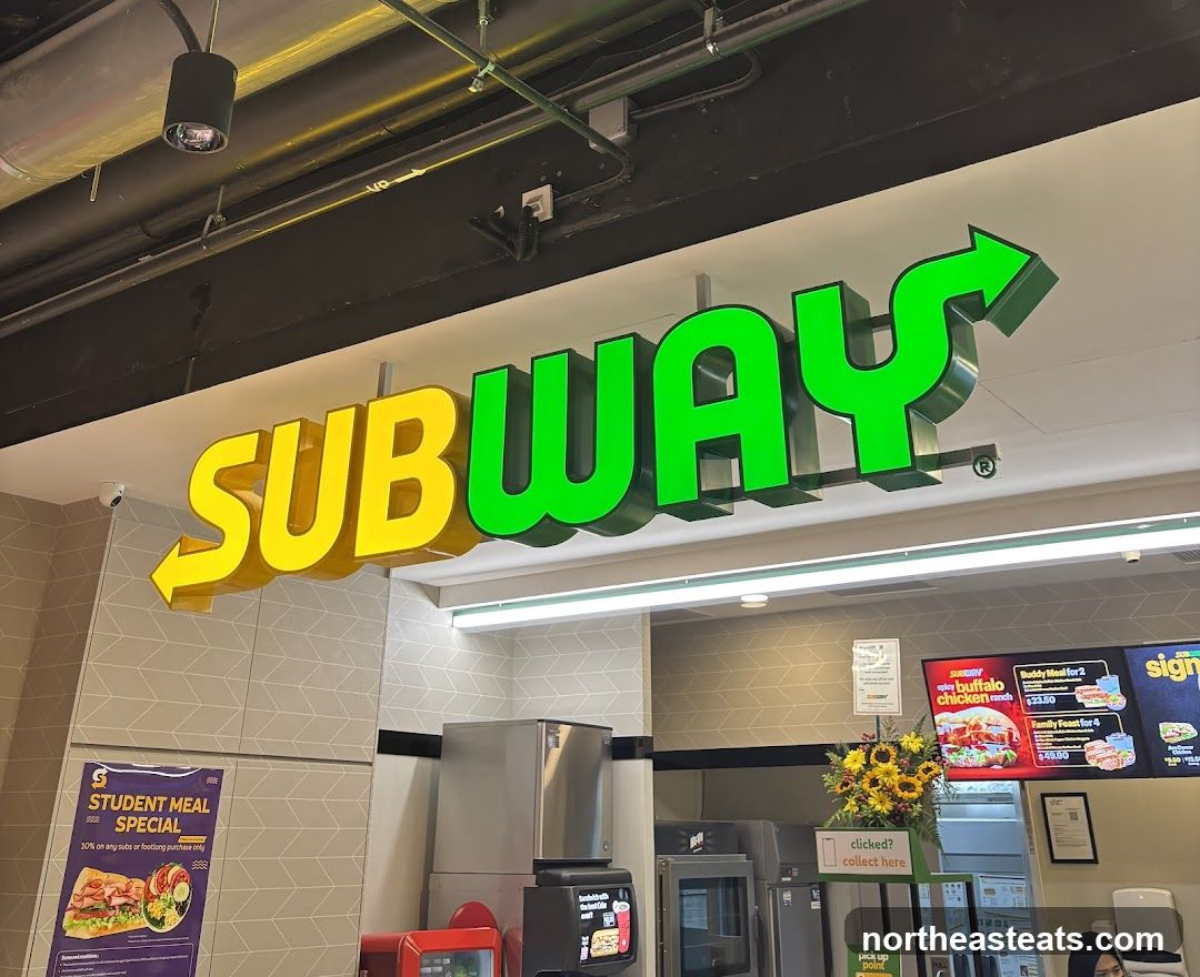 Subway Restaurant Interior